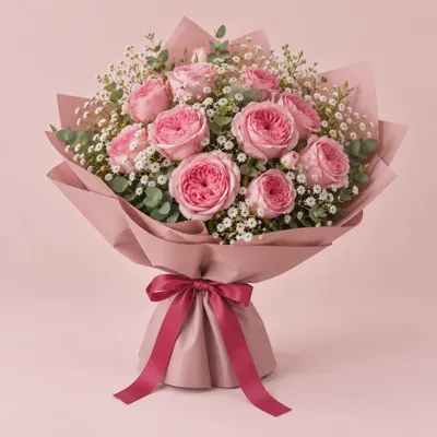 The garden rose bouquet — view 2