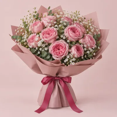 The garden rose bouquet — view 1